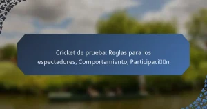 Cricket de prueba: Reglas para los espectadores, Comportamiento, Participación
