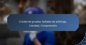 Cricket de prueba: Señales de arbitraje, Claridad, Comprensión