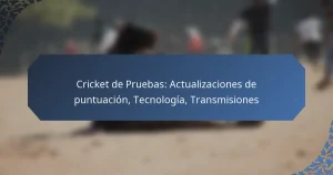 Cricket de Pruebas: Actualizaciones de puntuación, Tecnología, Transmisiones