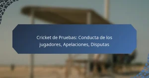 Cricket de Pruebas: Conducta de los jugadores, Apelaciones, Disputas