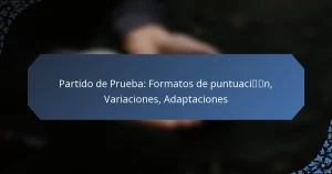 Partido de Prueba: Formatos de puntuación, Variaciones, Adaptaciones